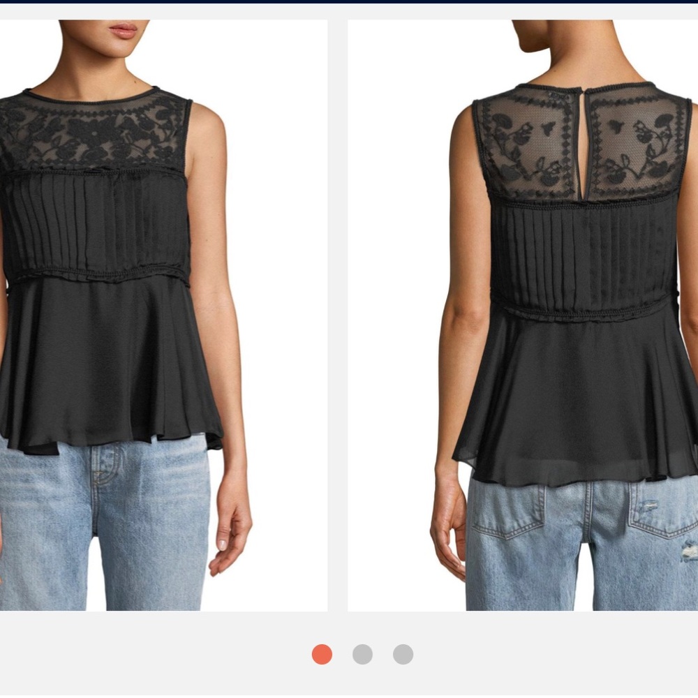NWT: limited edition Neiman Marcus 100% silk top